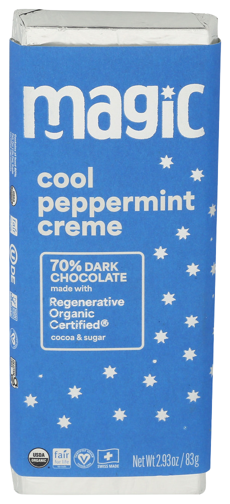 Magic Cool Peppermint Creme Dark Chocolate Bar - 2.93 OZ
