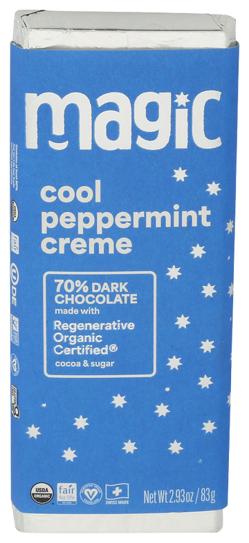 Magic Cool Peppermint Creme Dark Chocolate Bar - 2.93 OZ
