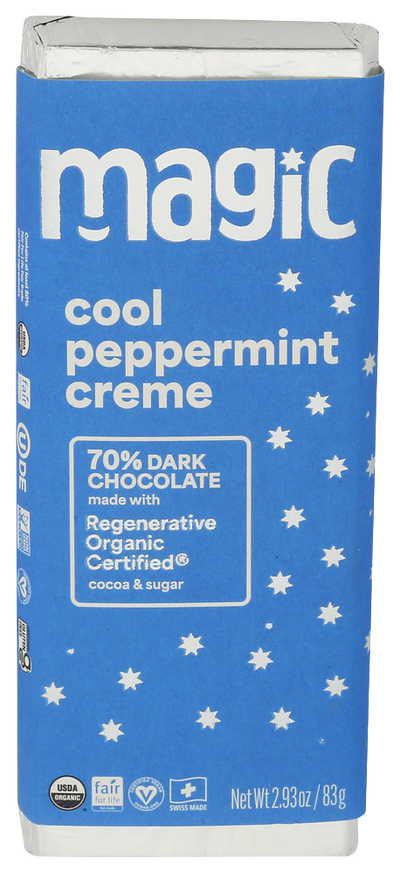 Magic Cool Peppermint Creme Dark Chocolate Bar - 2.93 OZ