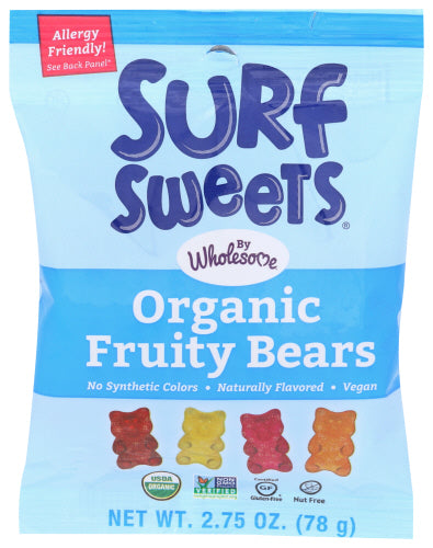 Organic Fruity Gummy Bears - 2.75 OZ