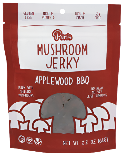 Pans Applewood BBQ Mushroom Jerky - 2.2 OZ
