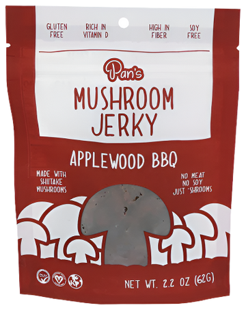Pans Applewood BBQ Mushroom Jerky - 2.2 OZ