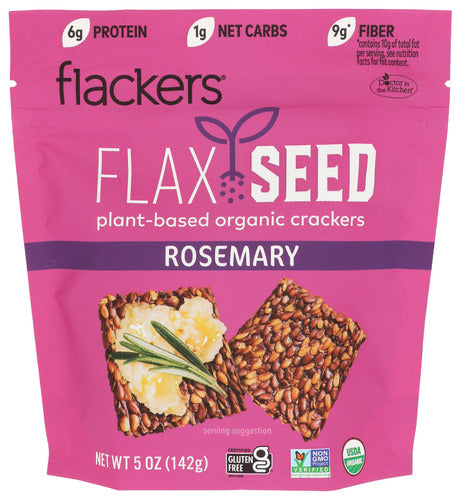 Rosemary Flaxseed Cracker - 5 OZ