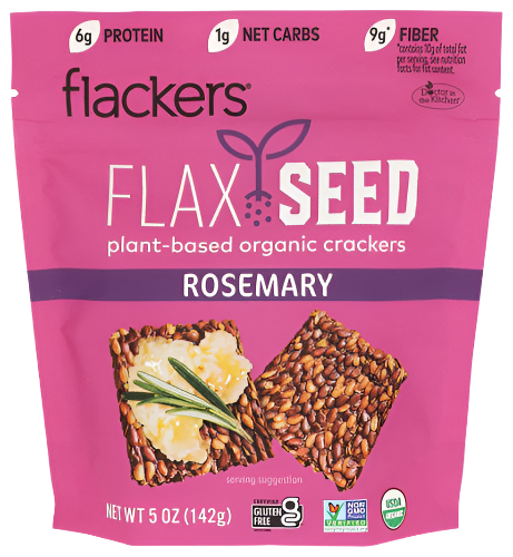 Rosemary Flaxseed Cracker - 5 OZ