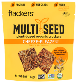 Cheeze-Pleaze Flaxseed Cracker - 5 OZ