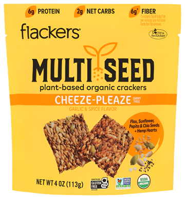 Cheeze-Pleaze Flaxseed Cracker - 5 OZ