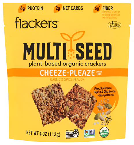 Cheeze-Pleaze Flaxseed Cracker - 5 OZ