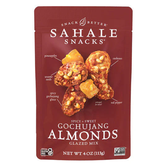 Spicy + Sweet Gochujang Almonds Glazed Mix - 4 OZ