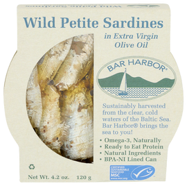 Bar Harbor Wild Petite Sardines - 4.2 OZ