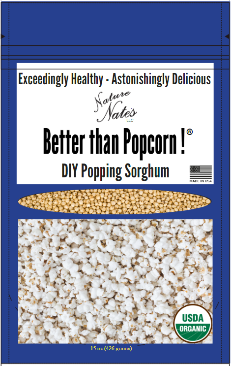 Organic Popping Sorghum - 15 OZ