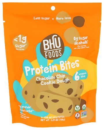 Bhu Chocolate Chip Cookie Dough Bites - 5.29 OZ