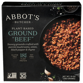Abbots Plant-Based Ground Beef - 10 OZ