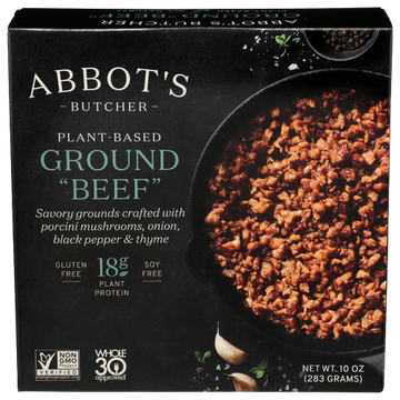 Abbots Plant-Based Ground Beef - 10 OZ