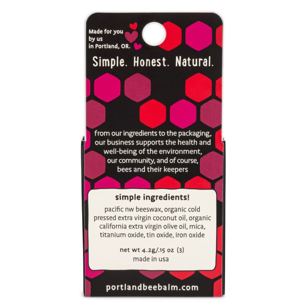 Tinted Lip Balm Assorted 3-Pack: Clean, Simple Ingredients