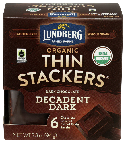 Organic Dark Chocolate Thin Stackers - 3.3 OZ