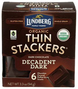 Organic Dark Chocolate Thin Stackers - 3.3 OZ