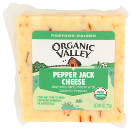 Organic Pepper Jack Cheese - 8 OZ