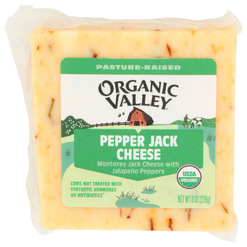 Organic Pepper Jack Cheese - 8 OZ