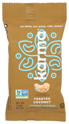 Karma Toasted Coconut Roasted Cashews - 1.5 OZ