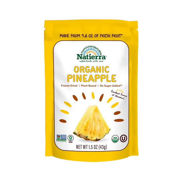 Organic Freeze-Dried Pineapple - 1.5 OZ