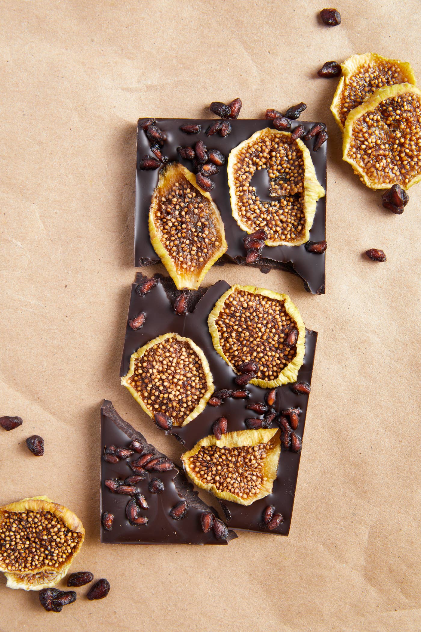 Wildwood Fig with Pomegranate . Limited Edition Chocolate Bar