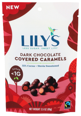 Lily's Dark Chocolate Caramels - 3.5 OZ