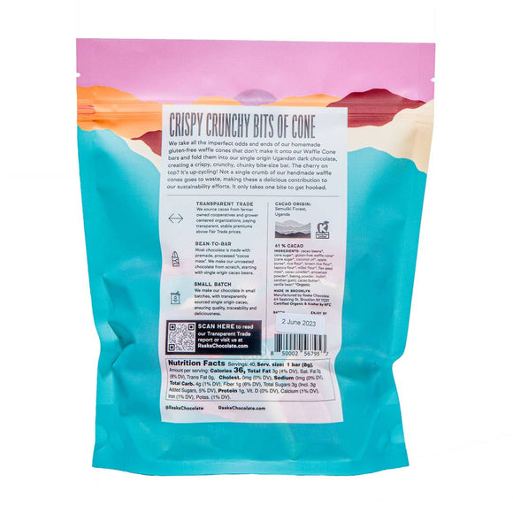 61% Waffle Crunch Mini Chocolate Bars (40ct bag)