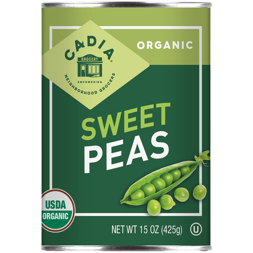 Cadia Organic Sweet Peas - 15 OZ