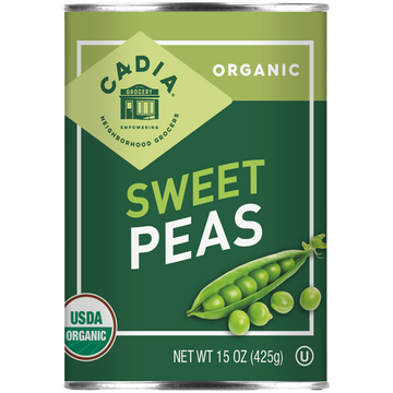 Cadia Organic Sweet Peas - 15 OZ