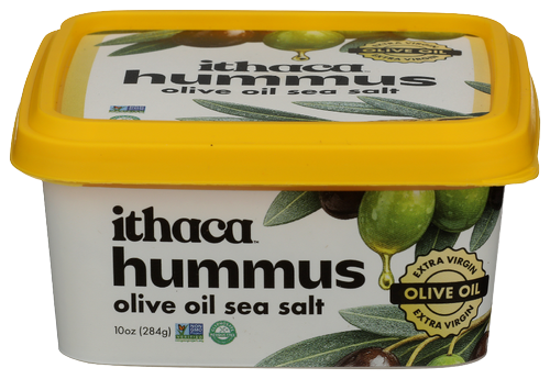 Ithaca Olive Oil Sea Salt Hummus - 10 OZ