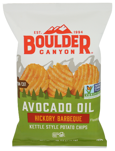 Boulder Canyon Hickory Barbeque Chips - 5.25 OZ