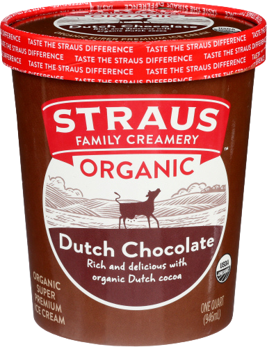 Organic Dutch Chocolate Ice Cream - 1 QT