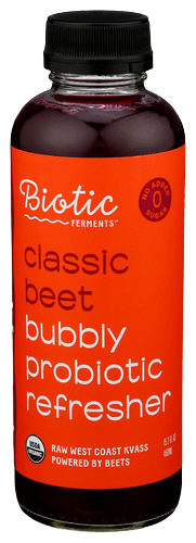 Organic Beet Bubbly Probiotic Refresher - 15.2 OZ