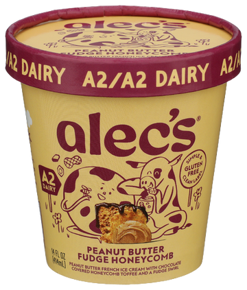 Alec’s Peanut Butter Fudge Honeycomb Ice Cream - 14 FO
