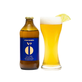 CURIOUS ZERO NONALCHOLIC Lions Mane Lager - 11.5 OZ