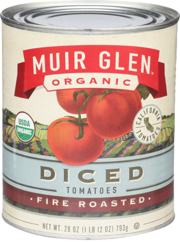 Organic Fire Roasted Diced Tomatoes - 28 OZ