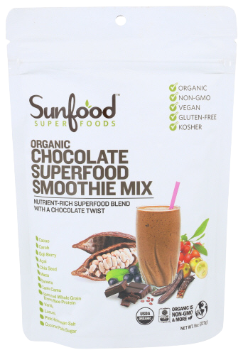 Organic Chocolate Superfood Smoothie Mix - 8 OZ