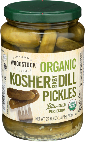 Organic Kosher Baby Dill Pickle - 24 OZ