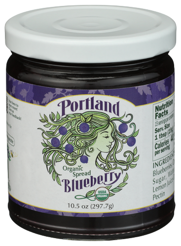 Portland Organic Blueberry Spread - 10.5 OZ