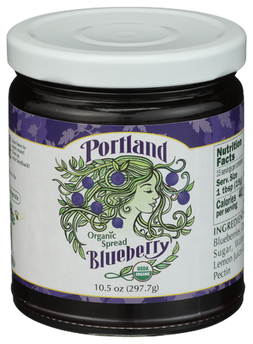 Portland Organic Blueberry Spread - 10.5 OZ