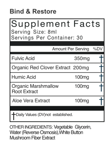 Organifi Bind & Restore Tincture - 30 Servings