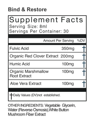 Organifi Bind & Restore Tincture - 30 Servings