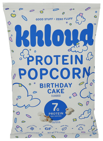 Khloud Birthday Cake Protein Popcorn - 5 OZ