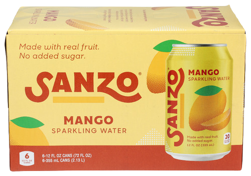 Mango Sparkling Water - 6Pk