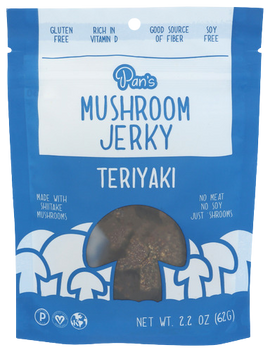 Pans Teriyaki Mushroom Jerky - 2.2 OZ