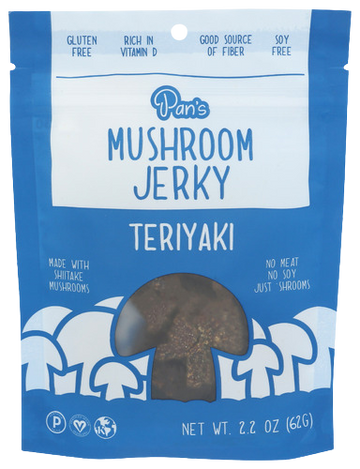 Pans Teriyaki Mushroom Jerky - 2.2 OZ