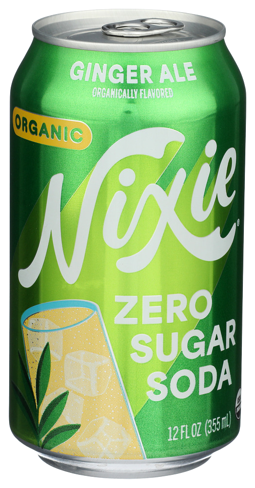 Nixie Zero Sugar Ginger Ale Soda - 12 FO