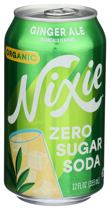 Nixie Zero Sugar Ginger Ale Soda - 12 FO