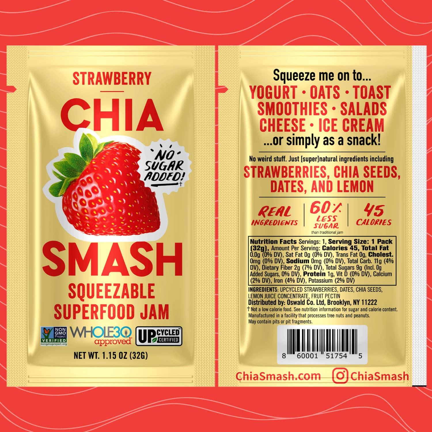 Strawberry Chia Smash - 1.15 OZ