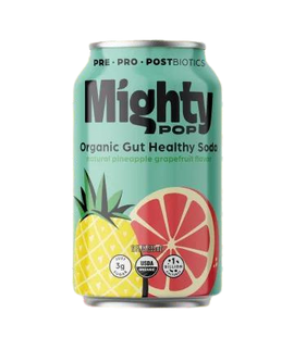 Organic Pineapple Grapefruit Soda - 12 FO